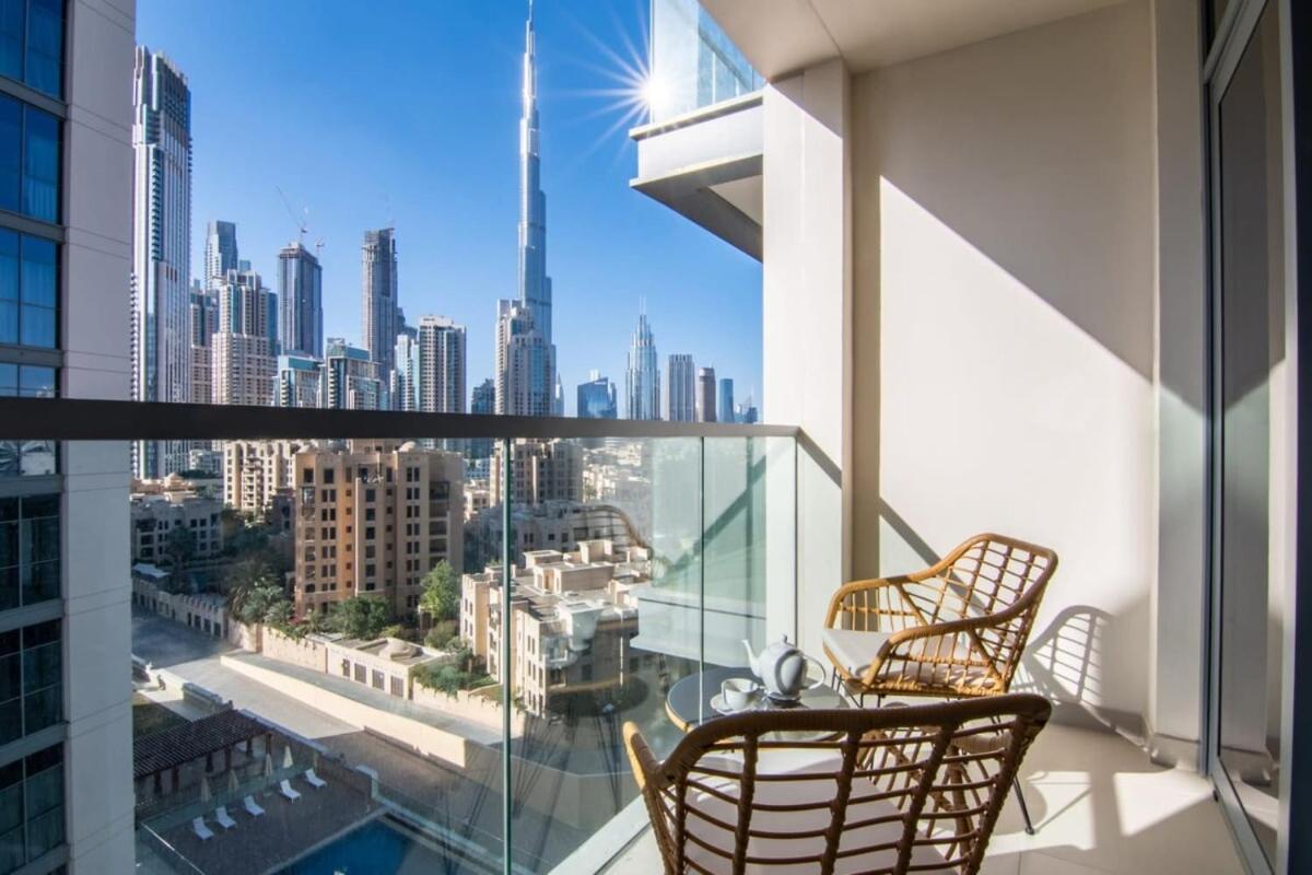 Silkhaus Design 1Bdr With Burj Khalifa View In New Tower Lejlighed Dubai Eksteriør billede