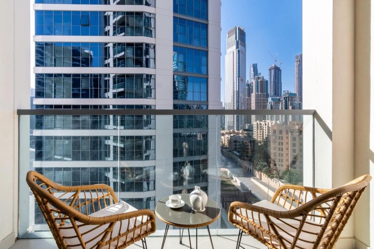 Silkhaus Design 1Bdr With Burj Khalifa View In New Tower Lejlighed Dubai Eksteriør billede