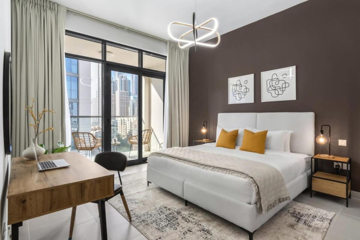 Silkhaus Design 1Bdr With Burj Khalifa View In New Tower Lejlighed Dubai Eksteriør billede
